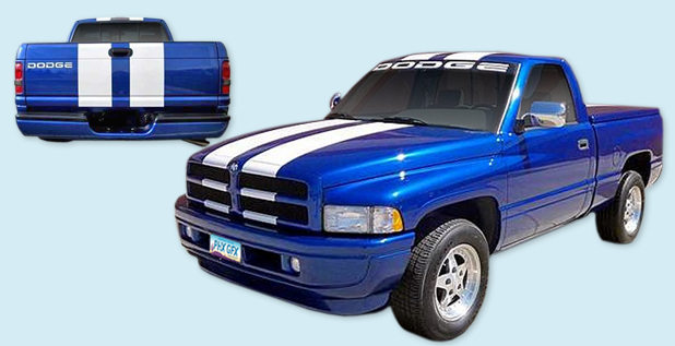 1996 DODGE RAM 1500 INDY 500 PACE TRUCK Body Graphics - Click Image to Close